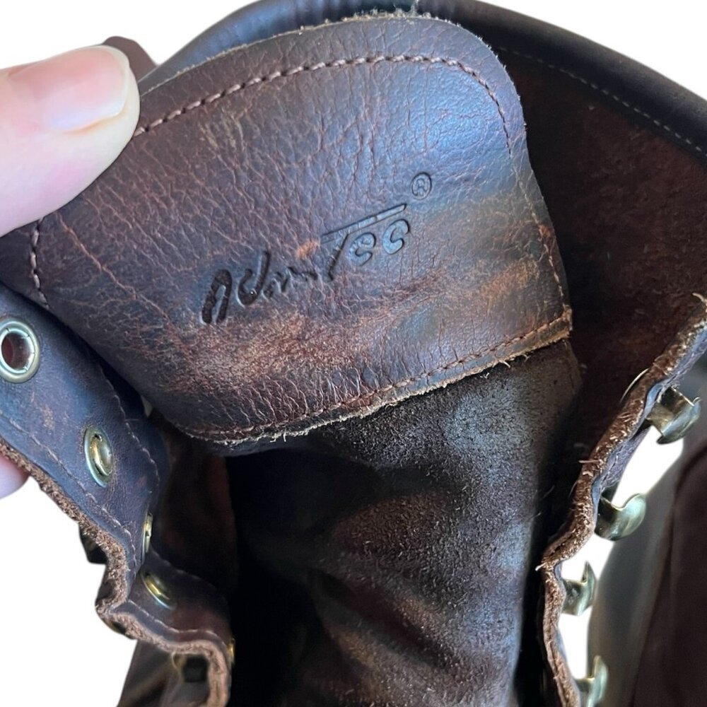 AdTec Men’s Packer Work Boots Brown Size 10.5M - Picture 5 of 5